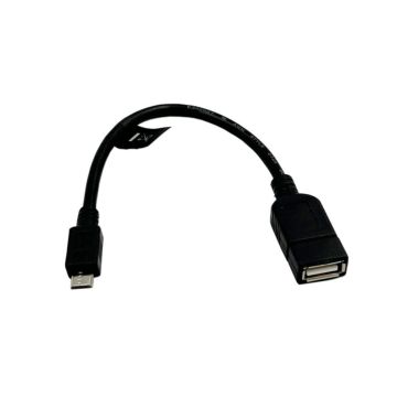 Ecumaster Kabel AA0035 OTG USB 2.0 USB A gniazdo USB B micro wtyk 0,2m czarny