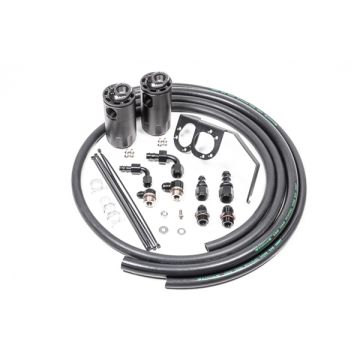 Dual Catch Can Kit PCV for Subaru WRX 15-21 Fluid Lock Radium Engineering