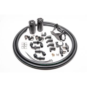 Dual Catch Can Kit for Nissan R32 GT-R Fluid Lock Radium Engineering