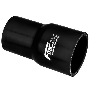 Silicone straight reducer 80/83mm Black