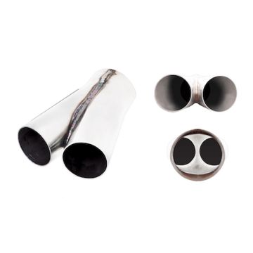 Stainless steel Y-pipe XForce 2.5" - 3"