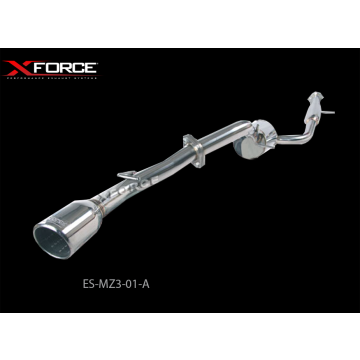 Exhaust system XForce for Mazda 3 2004-2009 SP23 Sedan stainless steel