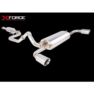 Exhaust system XForce for Mazda 3 2010-2013 SP25 Hatch stainless steel