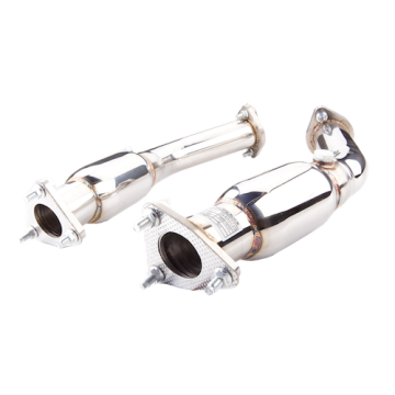 Downpipe with High-Flow Catalytic Converter XForce 100CPSI for Nissan 350Z 2003-2009 Z33 stainless steel