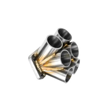 FMIC.Pro Manifold merge collector - welding porn 6 cyl T3 Twin Scroll