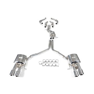 Valved full exhaust system FMIC.Pro for Audi S4 B9 3.0 TFSI 2016-2019