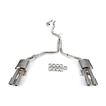 Valved full exhaust system FMIC.Pro for Audi A6 C7 2.0T 2012-2018 