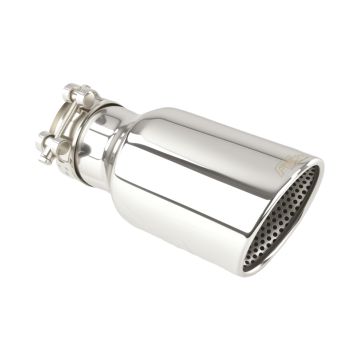 Stainless Steel Exhaust Tailpipe Fmic.Pro 90mm Tip 50mm Inlet