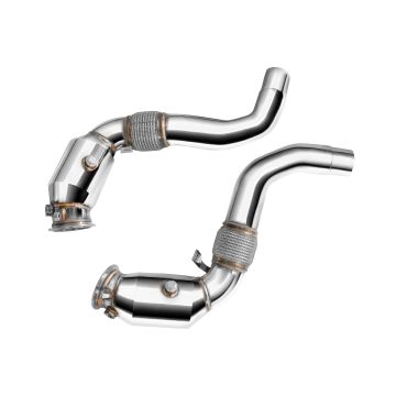 Downpipe FMIC.Pro for BMW F15 F16 X5 50ix X6 50ix 4.0 4.4L N63B 2015-
