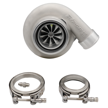 Turbocharger Pulsar PSR 3582 Gen2 900HP .82 Stainless Steel 2.5" V-Band Inlet 3" V-Band Outlet Ball Bearing
