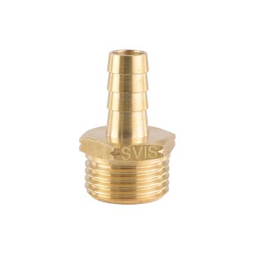 Brass Adapter Nipple 1/2" to 8mm Push-On Barb