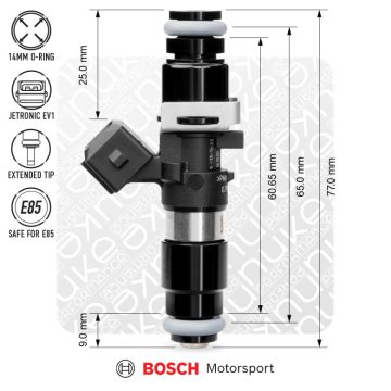 Nuke Performance Bosch injector 980cc 65mm EV14L