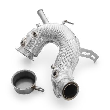 Downpipe RM Motors for Volkswagen Golf VIII 2.0 TDI GTD with Heat Shield