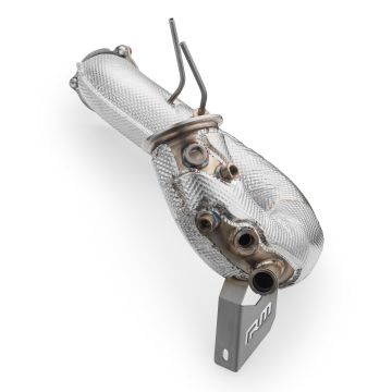 Downpipe for Audi A4 S4 / Avant Quattro / Avant 3.0 TDI without Catalytic Converter without Silencer with Heat Shield