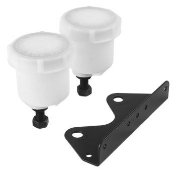 Dual Fluid Reservoir with Bracket RacingPedalBoxes