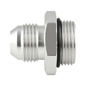 Aluminum fitting adapter for oil cooler Setrab with o-ring M22 x -8JIC (-8AN)