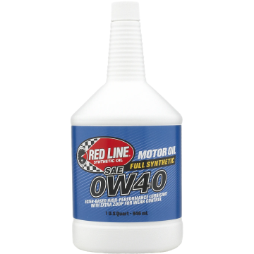 Synthetic engine oil Red Line 0W40 motor oil 0.94l