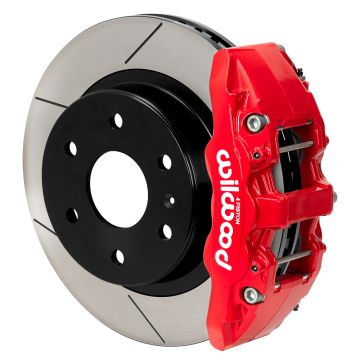 Wilwood 140-17956-R AERO4-DM Direct-Mount Truck Rear Brake Kit Red 13.25 for Mercedes Benz Sprinter 2022-2024 AWD