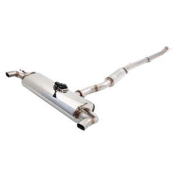 Exhaust system XForce with Varex muffler for Mercedes-BENZ AMG A45 2012-2018 W176 HATCH stainless steel