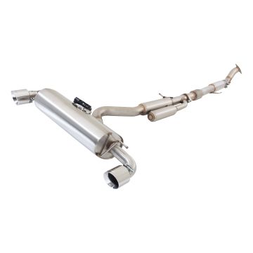 Exhaust system XForce with Varex muffler for Toyota YARIS 2021- GR stainless steel