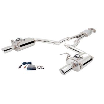 Exhaust system XForce with Varex muffler for Ford MUSTANG 2015-2017 CONVERTIBLE GT 5.0L V8 stainless steel