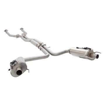 Exhaust system XForce with Varex muffler for Lexus IS 2007-2014 F stainless steel