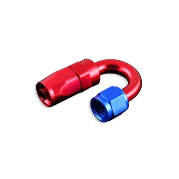 Swivel 180' AN8 fitting Red