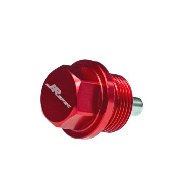 JRspec Magnetic Oil Sump Pan Plug Bolt M18x1.5 Volvo Red