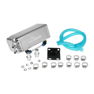 Oil catch tank JRspec model 02 Silver 18mm