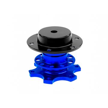 JRspec steering wheel quick release hub Blue