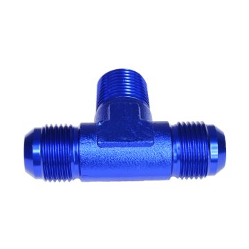 TEE MALE/MALE/MALE AN10-7/8 NPT-AN01 Blue
