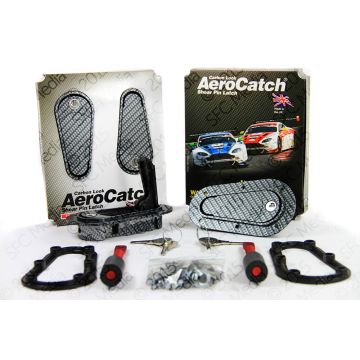 Zapinki AeroCatch Flush Carbon z zamkiem (podkładki montażowe w zestawie)