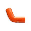 Silicone reducer elbow 67' 28/38mm Orange