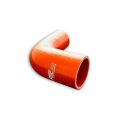 Silicone reducer elbow 90' 28/38mm Orange