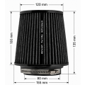 FMIC.Pro cone air filter length 100mm diameter 100mm-7