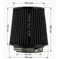 FMIC.Pro cone air filter length 125mm diameter 100mm-6