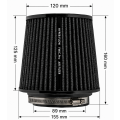 FMIC.Pro cone air filter length 125mm diameter 100mm-6
