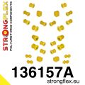 136157A: Zestaw poliuretanowy zawieszenia przedniego i tylnego SPORT Opel Ascona B