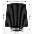 FMIC.Pro cone air filter length 150mm diameter 100mm-7