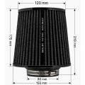 FMIC.Pro cone air filter length 175mm diameter 76mm-6