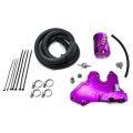 Oil Catch Can Kit Small Purple 17 mm RTMG Performance for 1.8 / 2.0 TSI EA888.3 