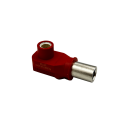 Ecumaster Connector RL00801-50RE; 8.0MM; RADLOK-50MM; Red
