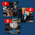 CarFix 5in1 A/C Refill for R1234yf 235ml + YF Hose with Pressure Gauge-2