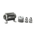 DeatschWerks In-Line Fuel Filter Kit -8AN 10 Micron 70mm