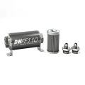 DeatschWerks In-Line Fuel Filter Kit -6AN 40 Mircon 110mm