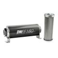 DeatschWerks In-Line Fuel Filter Kit -10AN Female 5 Micron 160mm