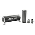 DeatschWerks In-Line Fuel Filter Kit -10AN 40 Micron 160mm