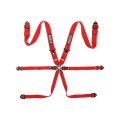 Sparco BRN0054B0.R Competition H-3 6 Point Harness FIA Approved 8853-2016 Red