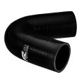 Silicone elbow 135' 60mm Black