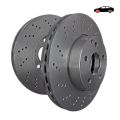 D1078D Premium Discs Rotors EBC Brakes for Mercedes-Benz CLClass C215 CL500 SClass W220 S320 D SClass W220 S400 TD SClass W220 S430 SClass W220 S500
